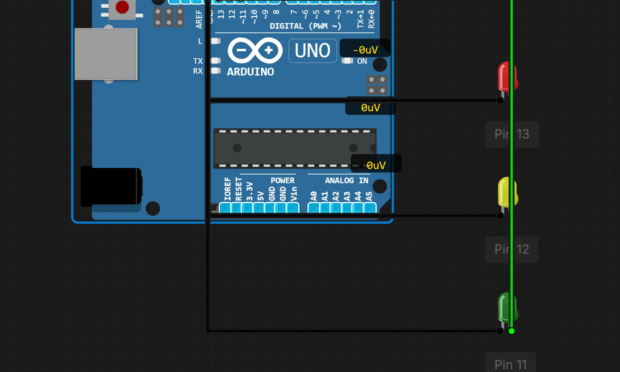 Build a Traffic Light Simulator with Arduino on Velxio | Velxio Blog