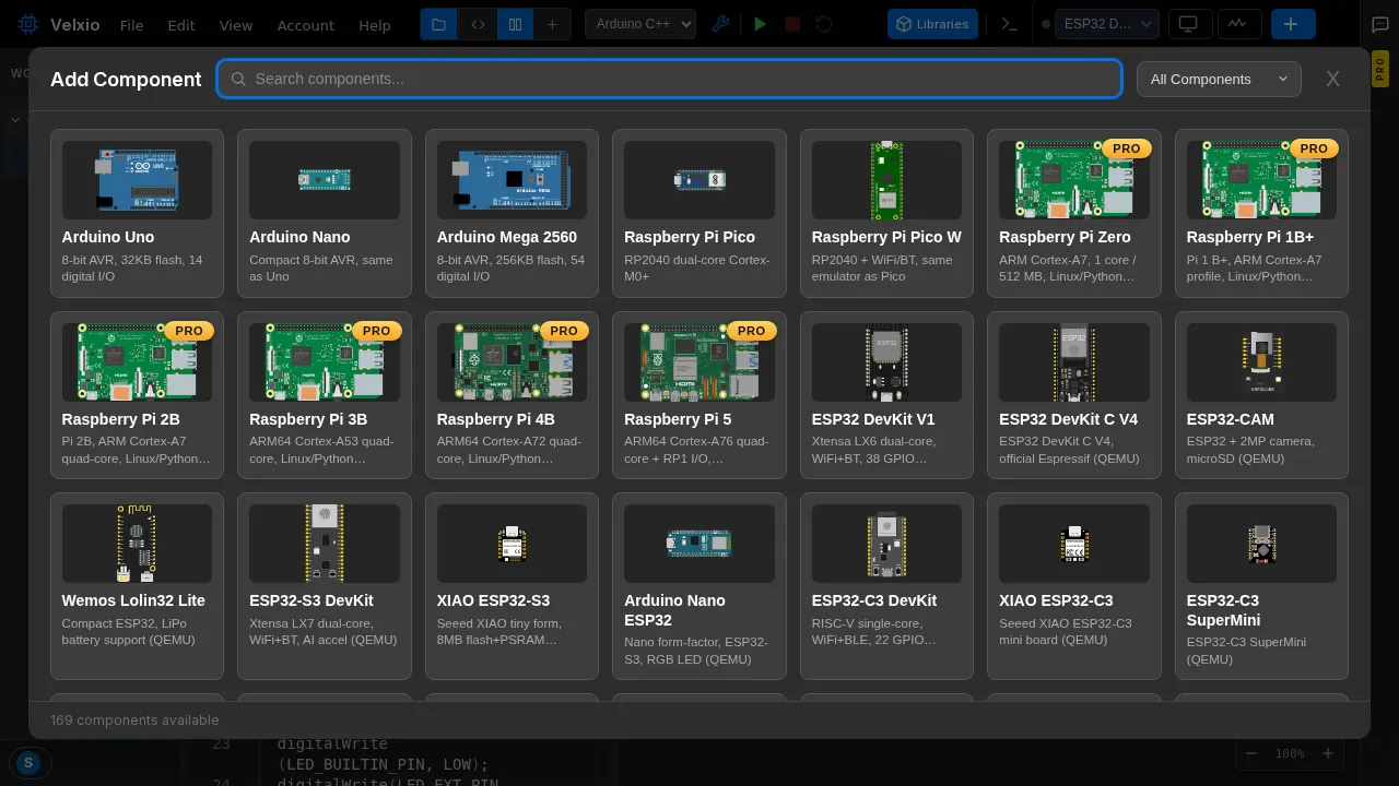 The component picker