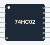 74HC02 (Quad 2-input NOR)