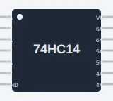 74HC14 (Hex Schmitt Inverter)