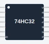74HC32 (Quad 2-input OR)