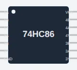 74HC86 (Quad 2-input XOR)