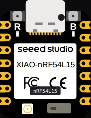 XIAO nRF54L15 Sense on the Velxio canvas