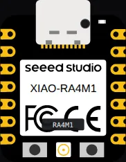 XIAO RA4M1 on the Velxio canvas