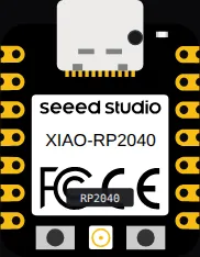 XIAO RP2040 on the Velxio canvas