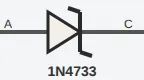 1N4733 (5.1 V Zener)