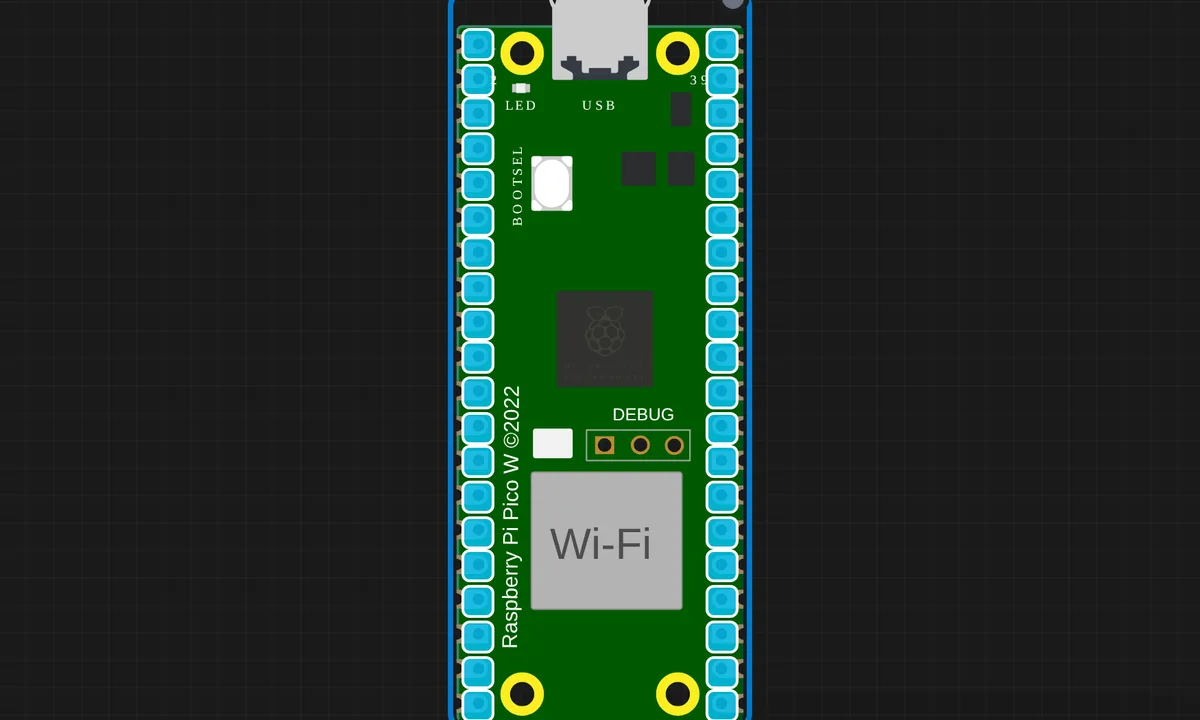 Pico W — Async LED control over Wi-Fi